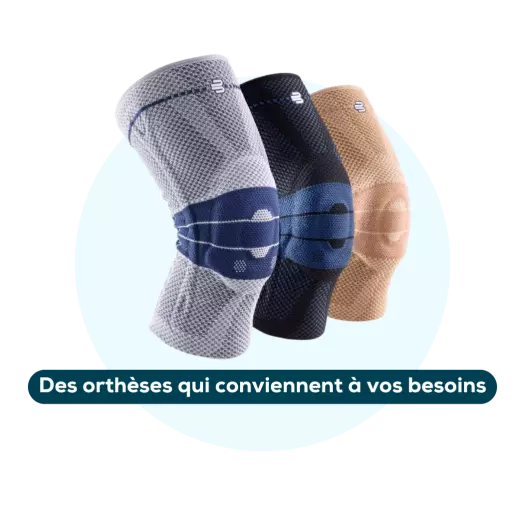 Orthèses souples sans articulation